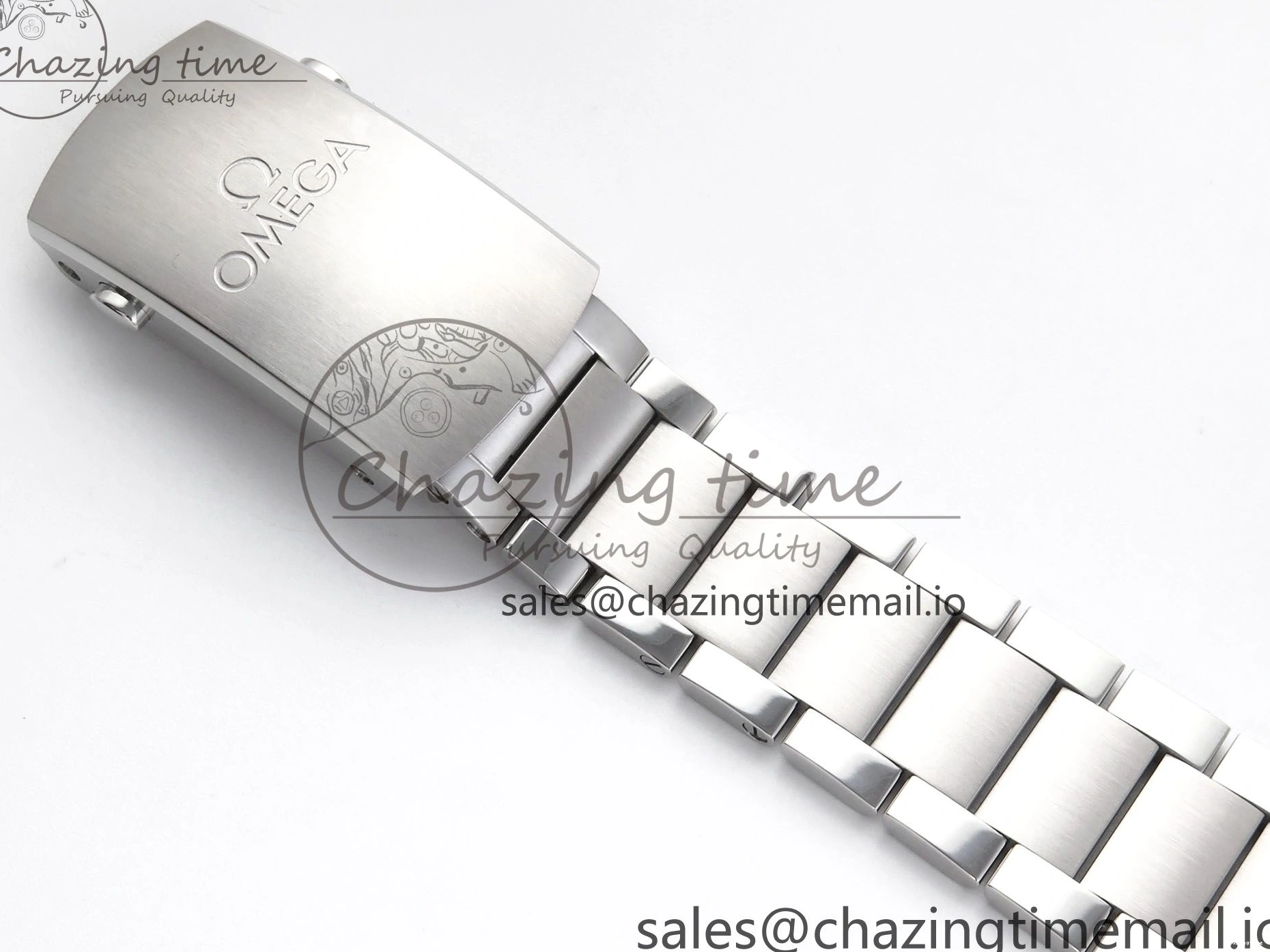 0523 Elegant Seamaster 300 Heritage SS VSF 1:1 Best Edition Blue Dial on SS Bracelet A 7701